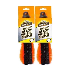 Armor All Luxury Alloy Wheel Brush - Clean Alloys And Provide Showroom Finish (Pack of 2)